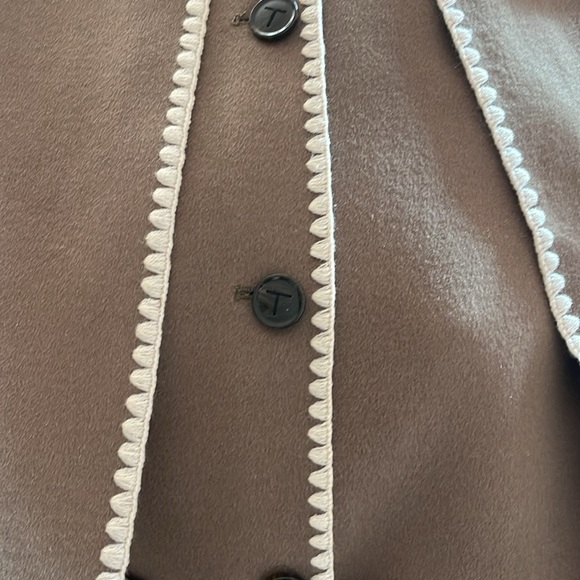 Toteme Scarf Jacket Green Wool Blend - Picture 5 of 6